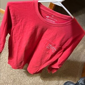 Southern Marsh Red Long Sleeve Tee